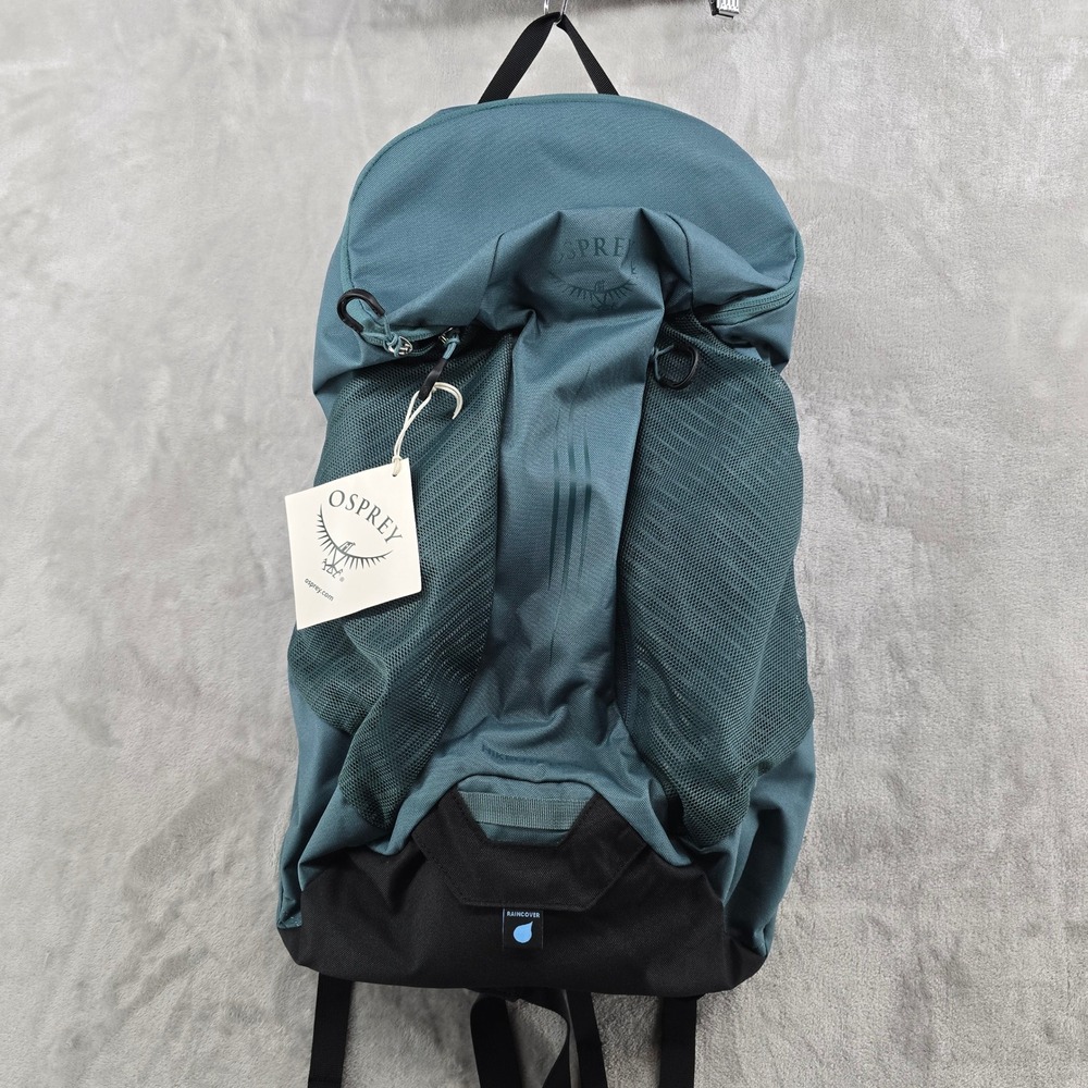 Osprey Hikelite LT 16 Backpack Cascade Blue Hydration Raincover NEW